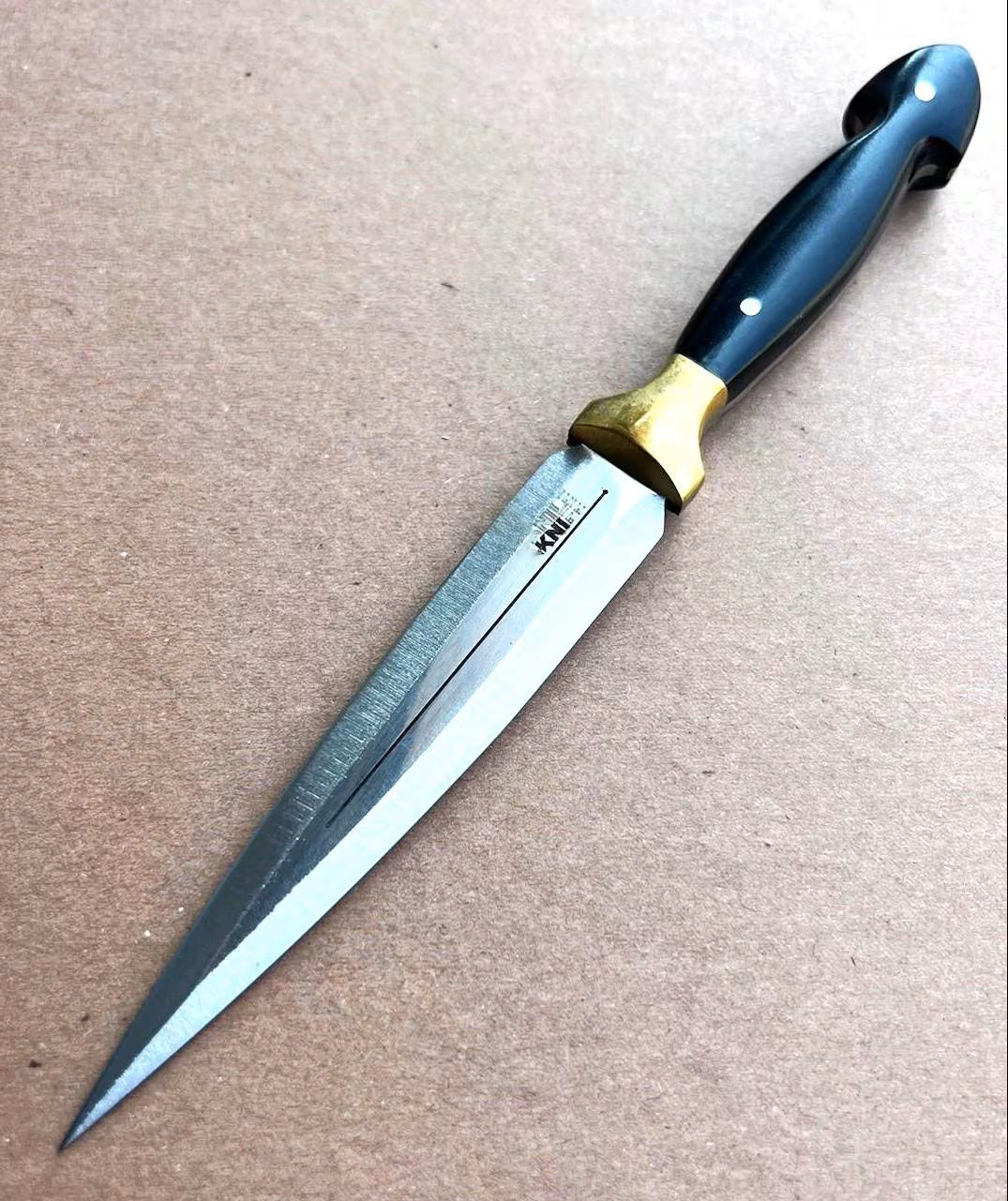 Handmade Custom Gift for Men Knife Double Edge Knife for Gift Pretty Personalized Gift For Women Custom Engraved Gift, Black Handle Knife - Image 12