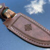 Handmade Knife Epoxy Handle, Natural Handmade Leather Case, Stainless steel 4116, bushcraft knife - Image 10