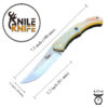 Handmade Custom Pocket Knife, N690 Steel with Ram Horn Handle Camping Knife, Hunting Knives, Pocket Knife, Folding Knife - Image 2