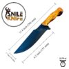 High Carbon Steel Knife, Powder Coated Rust Free Blade, Fixed Blade Hunting Knives, Bush Craft Knife, Tactical Knife For Men, Bowie Knife - Image 2