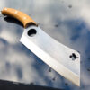 Japan Knifes, Viking Knife with Sheath Meat Cleaver Knife for Meat Cutting Hand Forged Chef Butcher Knifes Full Tang Boning Knife for BBQ - Image 3
