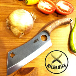 Japan Knifes, Viking Knife with Sheath Meat Cleaver Knife for Meat Cutting Hand Forged Chef Butcher Knifes Full Tang Boning Knife for BBQ