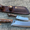 2-Piece Bowie Knife with Sheath, Fixed Blade, Two in one Personalized Custom Hunting Knife for Outdoor Adventures Camping Custom Knife - Image 7