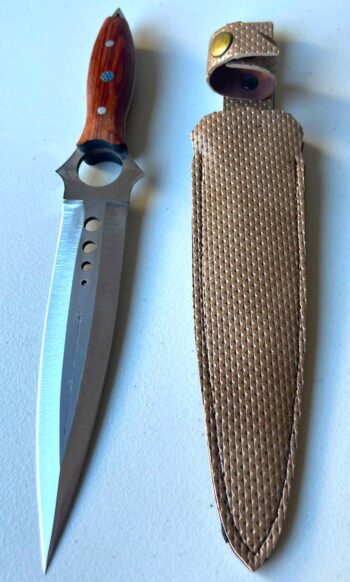 NILE KNIFE, Personalized gift with leather sheath, Best Gift for men, Handcrafted Full Tang Blade Hunting Knife, Tactical Fixed Blade Knife