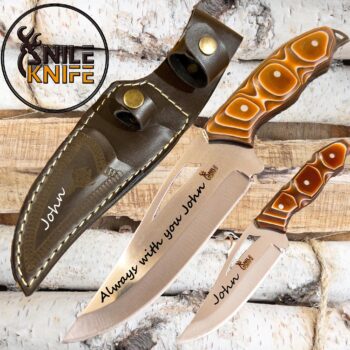 Santoku Knife, Chef Knife, CLEAVER KNIFE, BUTCHER Knife, Outdoor Knife with, Tactical Knife, Groomsmen Gift for Husband, Hunting knife