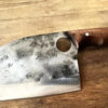 Serbian Chef Knife 7“, Butcher Cleaver Hand Forged Blade, Kitchen Gifts, Chef cleaver, Sharp Viking Knives for Meat Cutting, Camping knife - Image 10
