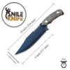 Browning SG Classic Hunter Series Fixed Blade Knife, Bowie Knife, Iron handle knife, Custom Hunting Knife, Full Tang Survival Knife - Image 2