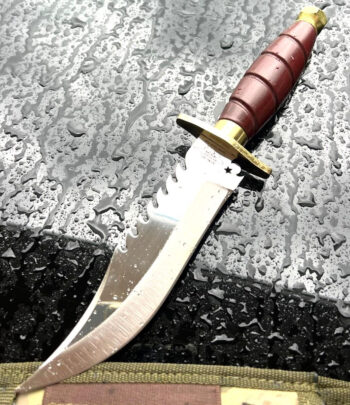 Survival Hunting Knife with Sheath-Rambo Knife-Tactical 11'' Full Tang Survival Rambo Fixed Blade-Machete Bowie-Knife for Camping, Bushcraft