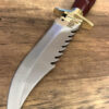 Survival Hunting Knife with Sheath-Rambo Knife-Tactical 11'' Full Tang Survival Rambo Fixed Blade-Machete Bowie-Knife for Camping, Bushcraft - Image 5
