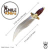 Survival Hunting Knife with Sheath-Rambo Knife-Tactical 11'' Full Tang Survival Rambo Fixed Blade-Machete Bowie-Knife for Camping, Bushcraft - Image 2