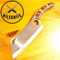 CLEAVER KNIFE, BUTCHER Knife, Chef Knife, Hunting knife, Meat Cleaver Cooking Knives Curved Blade Unique Handle Valentines Day Gifts